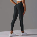 Feel Skin Hip Raise Yoga Pants No Embarrassment Line Leggings High Waist Stretch Fitness Sports Ninth Pants Women - Quality Home Clothing| Beauty