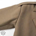 French Woolen Coat with Belt - QH Clothing