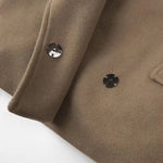 French Woolen Coat with Belt - QH Clothing