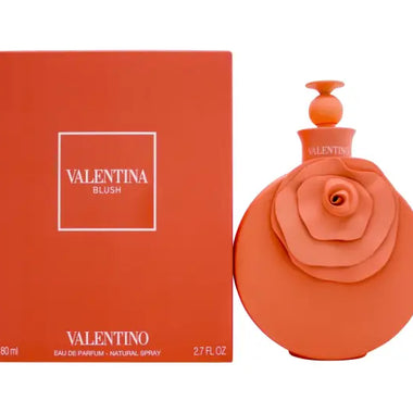 Coral Valentino Valentina Blush perfume bottle with rose design for Parfum 80ml Spray