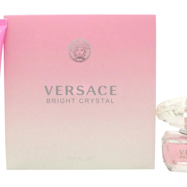 Versace Bright Crystal Giftset 50ml EDT + 100ml Body Lotion - QH Clothing | Beauty