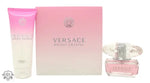 Versace Bright Crystal Giftset 50ml EDT + 100ml Body Lotion - QH Clothing | Beauty