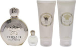 Versace Eros pour Femme Gift Set 100ml EDP + 5ml EDP + 100ml Body Lotion + 100ml Shower Gel - Fragrance