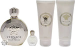 Versace Eros pour Femme Gift Set 100ml EDP + 5ml EDP + 100ml Body Lotion + 100ml Shower Gel - Fragrance