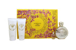 Versace Eros pour Femme Gift Set 100ml EDP + 5ml EDP + 100ml Body Lotion + 100ml Shower Gel - Fragrance