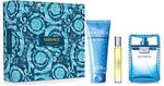 Versace Man Eau Fraiche Gift Set 100ml EDT + 10ml EDT + 150ml Shower Gel - Fragrance