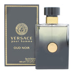 Versace Oud Noir Eau de Parfum 100ml Sprej with elegant packaging displayed