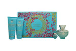 Versace Pour Femme Dylan Turquoise Gift Set 100ml EDT + 100ml Shower Gel + 100ml Body Lotion + 5ml EDT - Fragrance