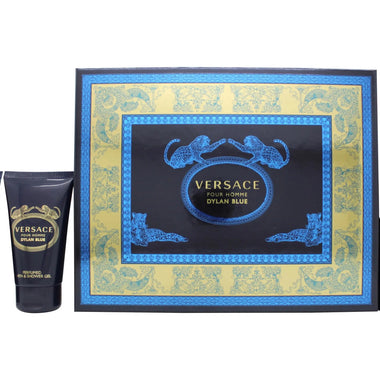 Versace Pour Homme Dylan Blue Gift Set 50ml EDT + 50ml A/Shave Balm + 50ml Shower Gel - QH Clothing