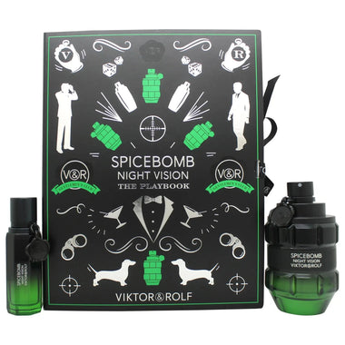 Viktor & Rolf Spicebomb Night Vision Gift Set 90ml EDT + 20ml EDT - Quality Home Clothing | Beauty