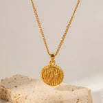 18K Gold Fashion Vintage Wings of Liberty Coin Pendant Necklace - QH Clothing