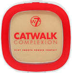 W7 Catwalk Complexion Silky Smooth Powder Compact 7g - Cosmetics