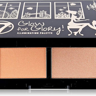 W7 Glow for Glory Illuminating Palette 5g - Cosmetics