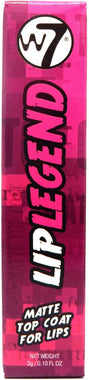 W7 Legend Matte Top Coat For Lips 3g - Cosmetics