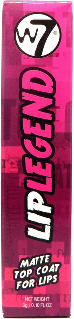 W7 Legend Matte Top Coat For Lips 3g - Cosmetics