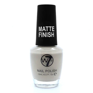 W7 Matte Nail Polish 15ml - 158 Matte Latte - Cosmetics