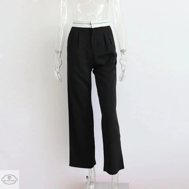 Spring Summer High Waist Straight Pants Casual Loose Trousers Women Clothing All Match Work Pant Wide Leg Pants Women - Quality Home Clothing| Beauty