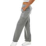 Wide Leg Elastic Waist Sweatpants - QH Clothing