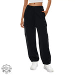 Wide Leg Elastic Waist Sweatpants - QH Clothing