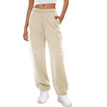 Wide Leg Elastic Waist Sweatpants - QH Clothing