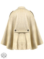 Winter Woolen Coat High Grade Collared Thin Strap Slim Fit Cloak Robe Jacket - Clothing