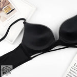 Wireless Glossy Push-Up Bra - QH Clothing