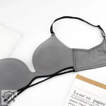 Wireless Glossy Push-Up Bra - QH Clothing