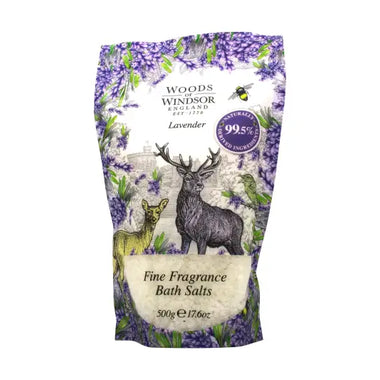 Woods of Windsor Lavender Badsalt 500g - Shower & Body Care