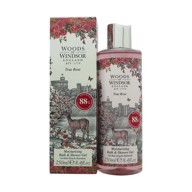 Woods of Windsor True Rose Moisturising Bad & Duschgel 250ml - Shower & Body Care