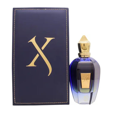 Elegant Xerjoff 40 Knots Eau de Parfum 100ml Spray with blue gradient and gold accents