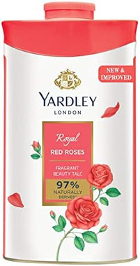 Yardley English Red Roses Perfumed Talcum Powder 250g - Bath & Body