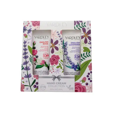 Yardley Hand Cream Duo 50ml English Lavender Hand Cream + 50ml English Rose Hand Cream - Shower & Body Care