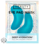 Packaged Yeauty Deep Hydration Eye Pad Masks for the under-eye area