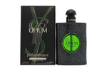 Yves Saint Laurent Black Opium Illicit Green Eau de Parfum with neon green accents