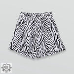 Zebra Print Shirt & Shorts Set - Clothing