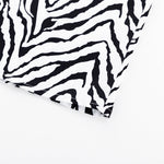 Zebra Print Shirt & Shorts Set - Clothing