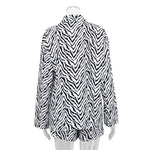 Zebra Print Shirt & Shorts Set - Clothing