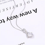 Elegant Diamond Herringbone Pendant Necklace for Mother's Day -  QH Clothing