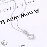 Elegant Diamond Herringbone Pendant Necklace for Mother's Day -  QH Clothing