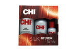 CHI Silk Infusion Presentset 355ml Leave-In Treatment + 177ml Leave-In Treatment + 59ml Leave-In Treatment - Quality Home Clothing| Beauty