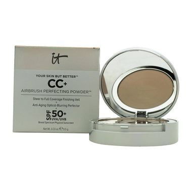 It Cosmetics Your Skin But Better CC+ Airbrush Perfecting Puder 9.5g - Tan - Quality Home Clothing| Beauty