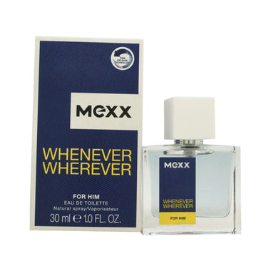 Mexx Whenever Wherever For Him Eau de Toilette 30ml Spray - Quality Home Clothing| Beauty