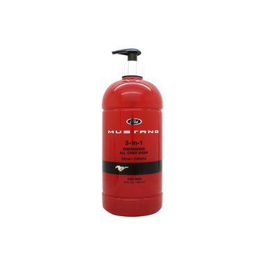 Mustang 3-In-1 Invigorating Body Wash 1000ml - Red - Quality Home Clothing| Beauty