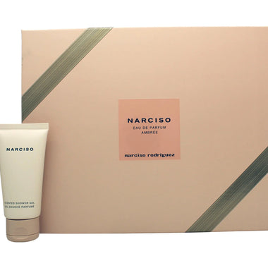 Narciso Rodriguez Narciso Ambrèe Gift Set 50ml EDP + 50ml Body Lotion + 50ml Shower Gel - Quality Home Clothing| Beauty