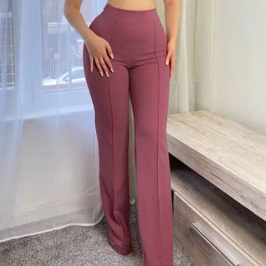 Casual Pants Autumn Office Bootcut Pants All Matching Fashionable Wide Leg Pants Women - QH Clothing