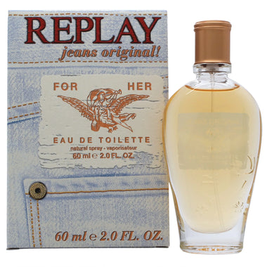 Replay Jeans Original for Her Eau de Toilette 60ml Spray - Quality Home Clothing| Beauty