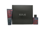 Replay Signature Red Dragon Gift Set 50ml EDT + 100ml Aftershave - Quality Home Clothing| Beauty