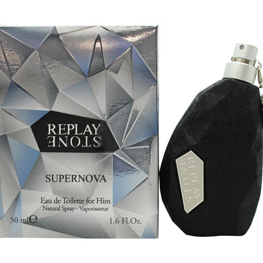 Replay Stone Supernova for Him Eau de Toilette 50ml Spray - Quality Home Clothing| Beauty