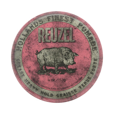 Reuzel Pink Heavy Hold Grease Pomade Hair Wax 113g - Quality Home Clothing| Beauty