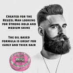 Reuzel Pink Heavy Hold Grease Pomade Hair Wax 113g - Quality Home Clothing| Beauty